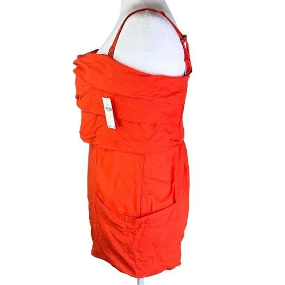 NWT Anthropologie Romper with Detachable Straps Size XL - Picture 6 of 14